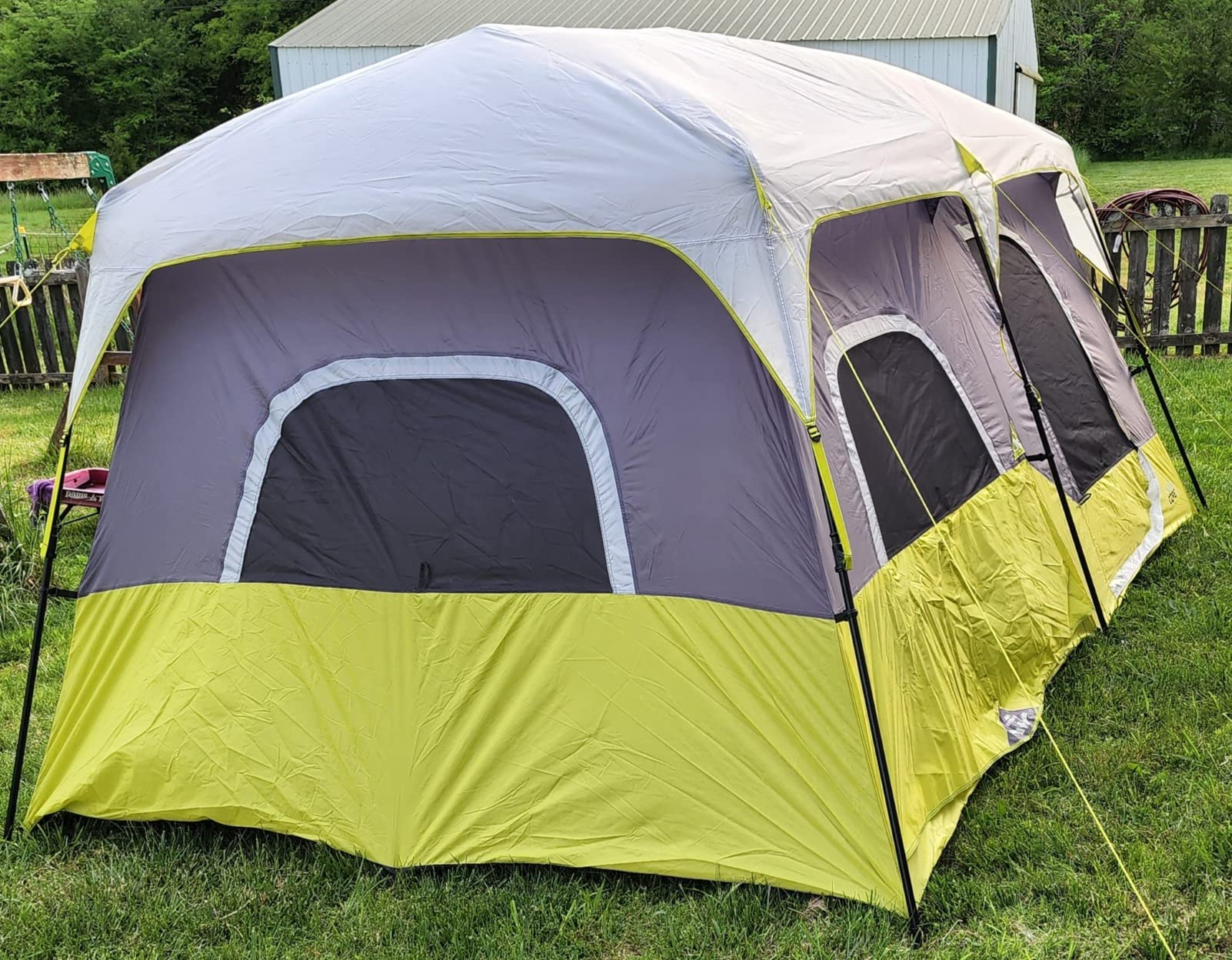 Core 9 Person Instant Cabin Tent - 14' x 9', Green (40008) customer photo 1