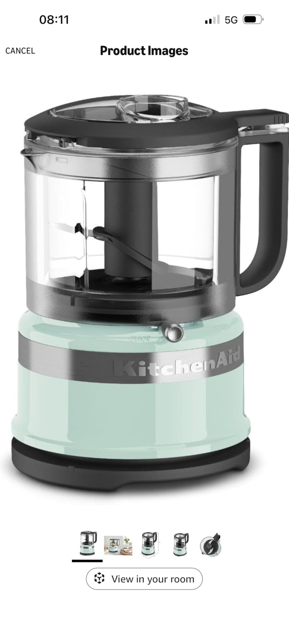 KitchenAid KFC3516IC 3.5 Cup Food Chopper, Ice Blue customer photo 1