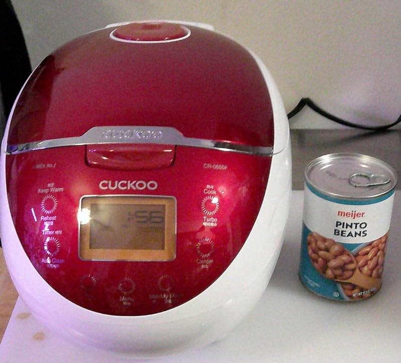 CUCKOO Micom Rice Cooker 6 Cup Uncooked / 12 Cup Cooked, Fuzzy Logic Rice Maker with Delay Timer & Keep Warm Setting, Versatile Food Steamer for Cooking, Non-Stick Inner Pot, Red (CR-0655F) customer photo 1