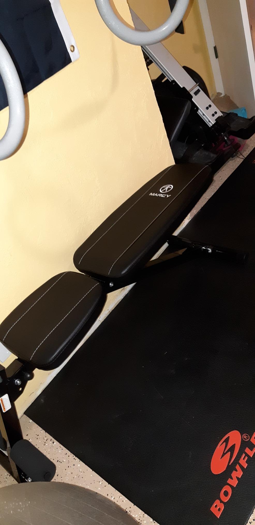 Marcy Multi-Position Adjustable Utility Bench for Home Gym Weightlifting and Strength Training customer photo 1