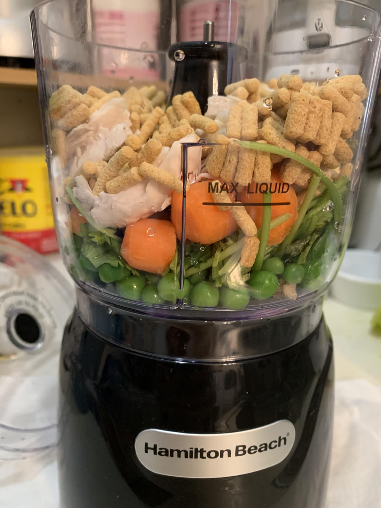 Hamilton Beach Electric Vegetable Chopper & Mini Food Processor, 3-Cup, 350 Watts, for Dicing, Mincing, and Puree, Black (72850) customer photo 2