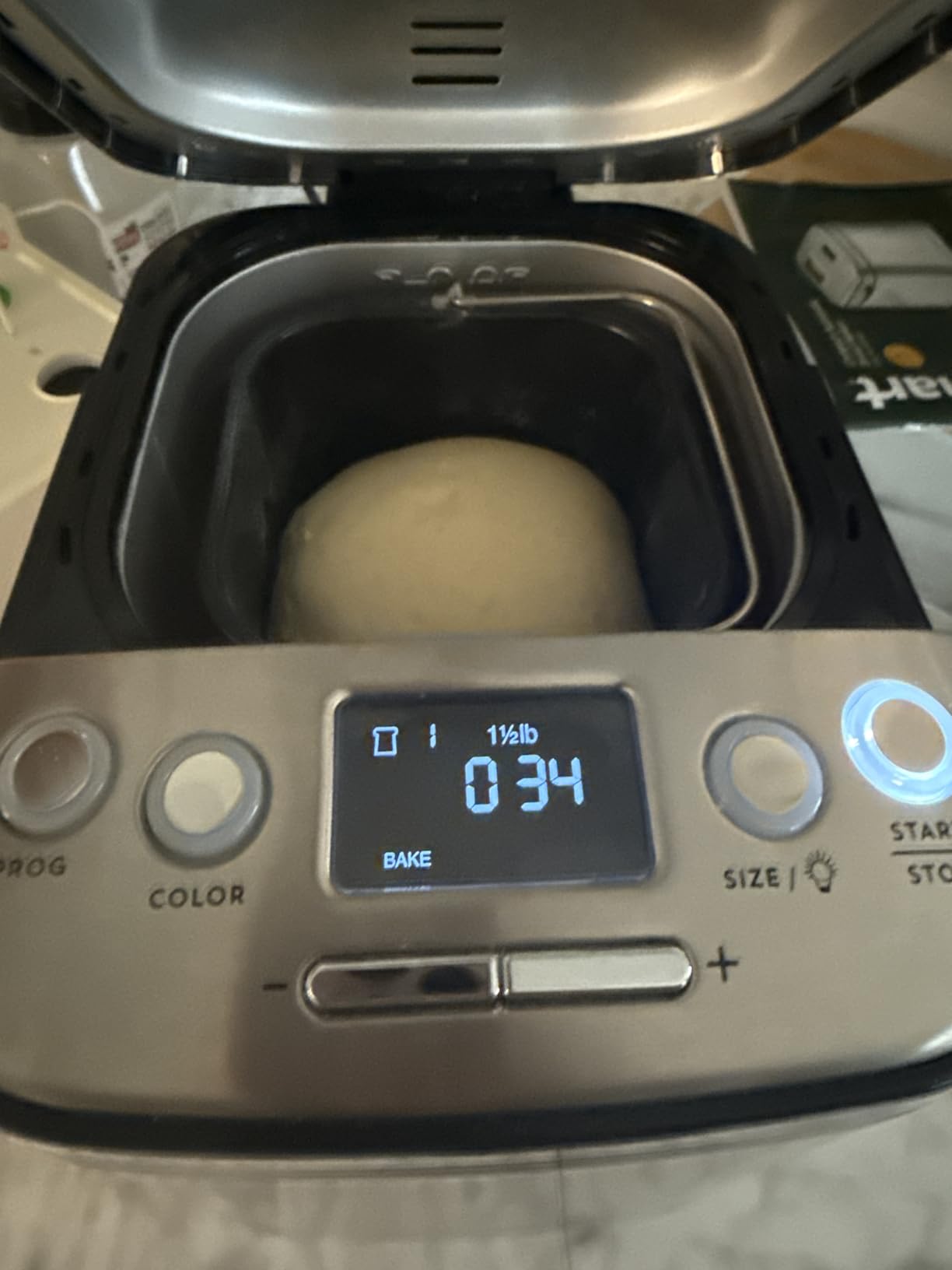 Cuisinart Bread Maker Machine, Stainless Steel Automatic Bread Machine with 12 Menu Options, 3 Loaf Sizes up to 2 Lb., 3 Crust Colors, Removable Nonstick Baking Pan & Kneading Paddle, CBK-110NAS customer photo 1