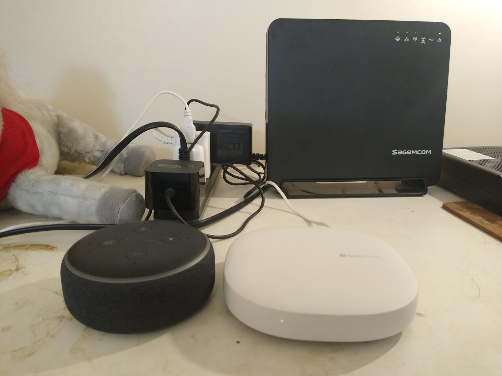 SmartThings Hub 3rd Generation Smart Home Automation Hub - Alexa Google Home Compatible - Zigbee, Z-Wave, Cloud to Cloud Protocols customer photo 2