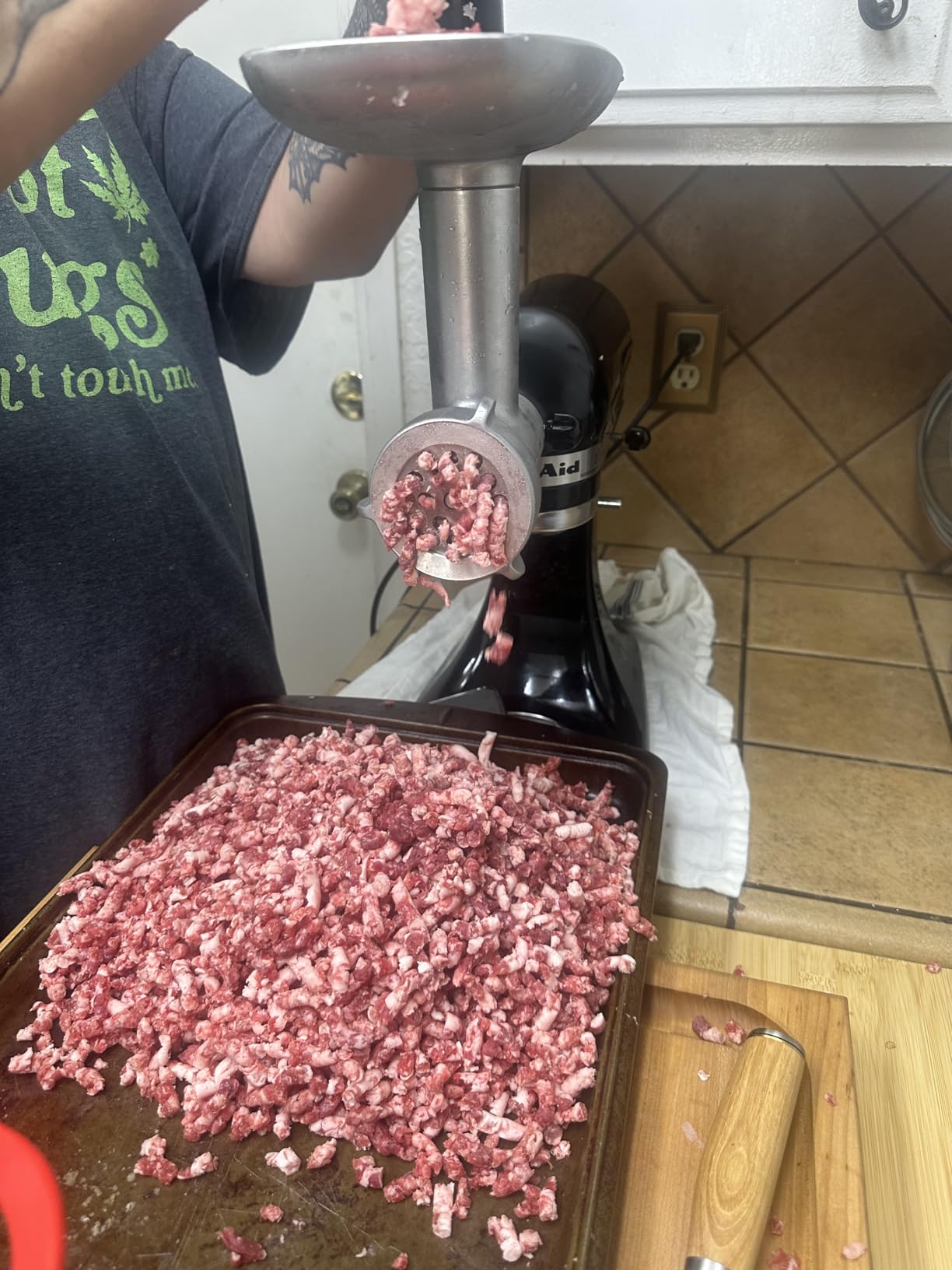 KitchenAid Stand Mixer Attachment, Food Grinder KSMMGA, Metal Food Grinder customer photo 2