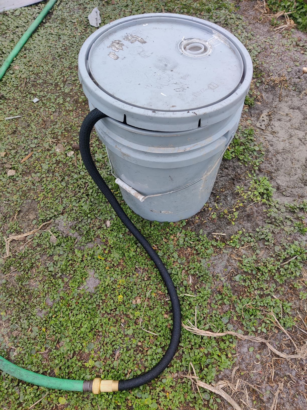 Flexi Hose Lightweight Expandable Garden Hose, 50FT - Retractable Garden Hose, Water Hose - No-Kink Flexibility, 3/4 Inch Solid Brass Fittings and Double Latex Core customer photo 2
