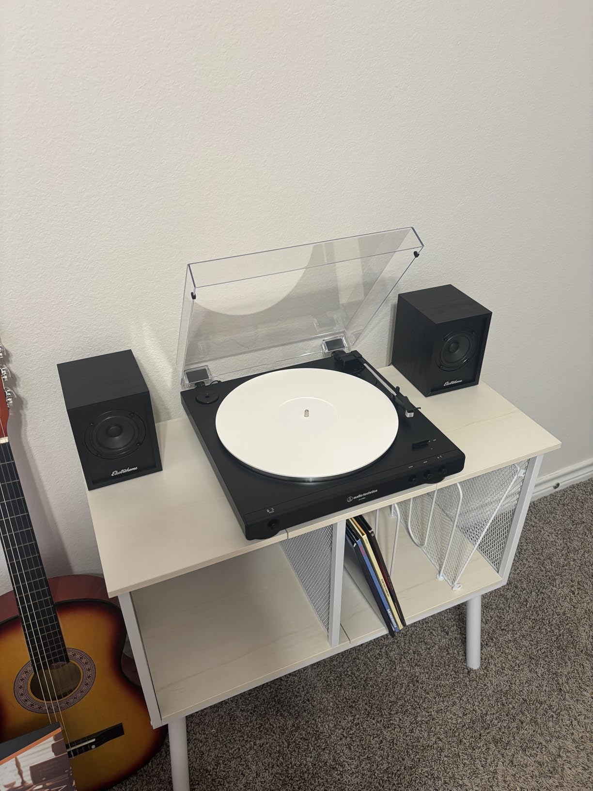 Audio-Technica AT-LP60X-BK Fully Automatic Belt-Drive Stereo Turntable, Black, Hi-Fi, 2 Speed, Dust Cover, Anti-Resonance, Die-Cast Aluminum Platter customer photo 1