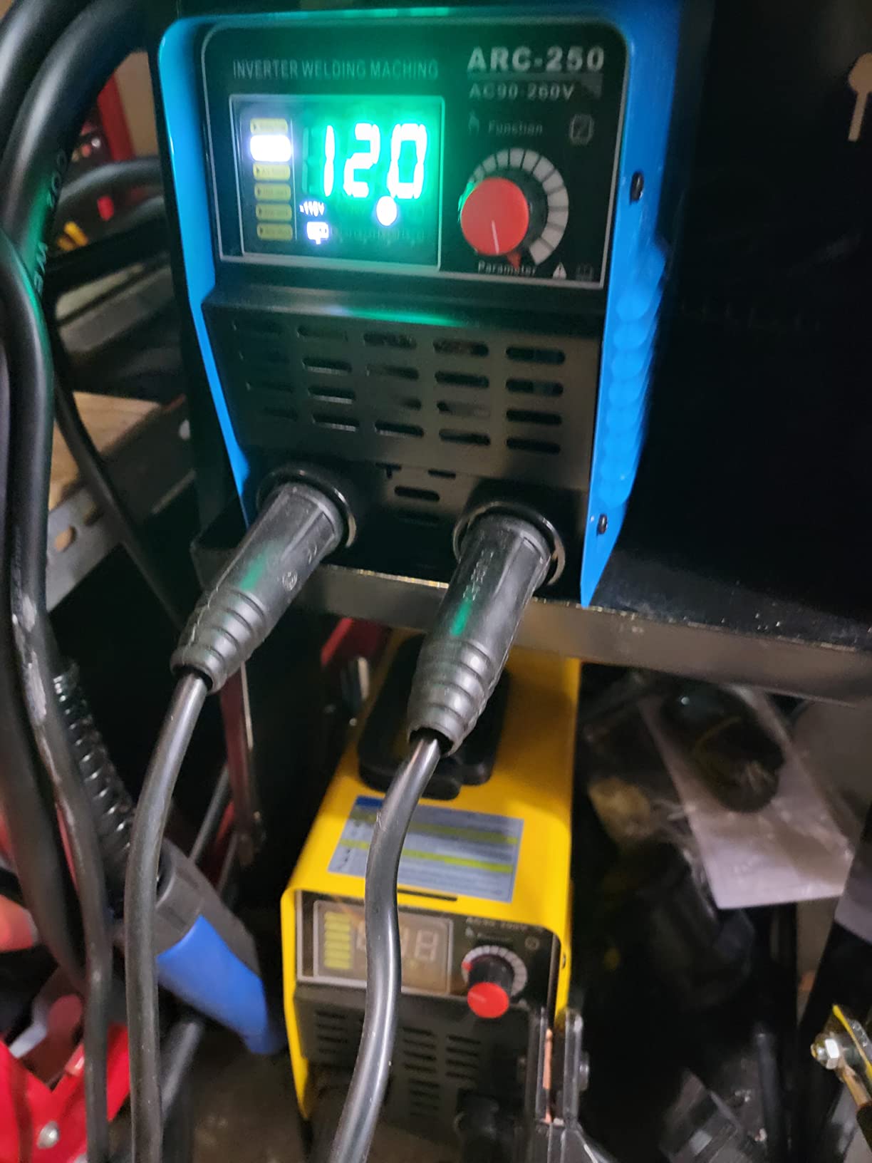 S7 250A Stick Welder, 110V/220V Dual Voltage ARC Welding Machine, IGBT Inverter Portable Welder with Hot Start, Arc Force & Anti-Stick, Digital Display MMA Welder for Home, Farm, Garage Repair customer photo 2