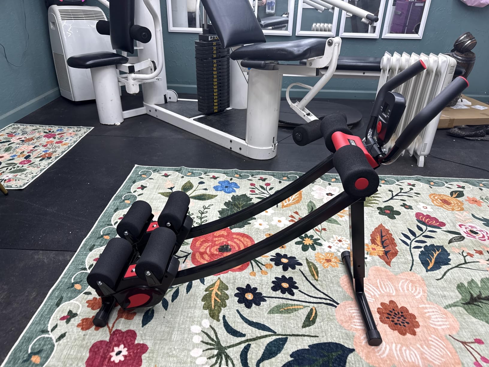 Fitlaya Fitness ab machine, ab workout equipment for home gym, Height Adjustable ab trainer, foldable fitness equipment customer photo 1