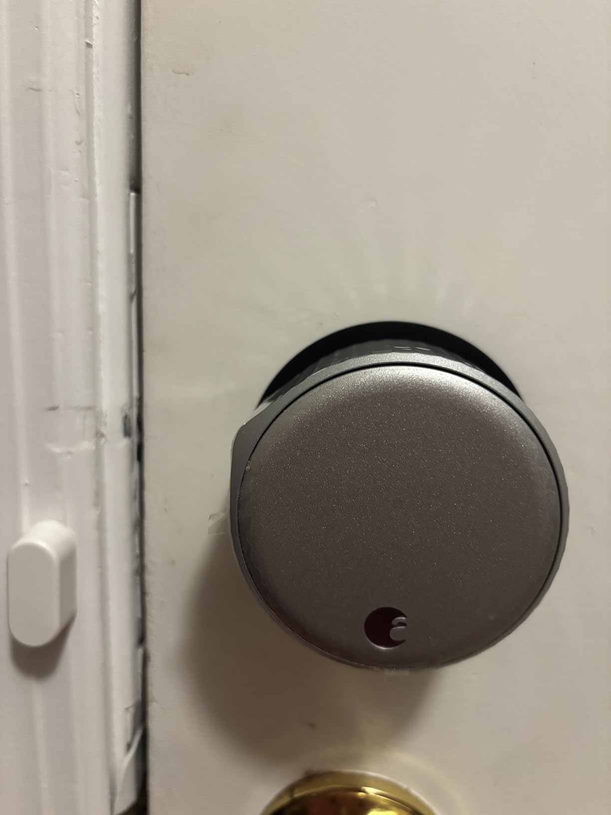 August Home, Silver Wi-Fi Connected Smart Keyless Entry Door Lock, Electronic Door Lock Fits Your Existing Deadbolt in Minutes, AUG-SL05-M01-S01 customer photo 1
