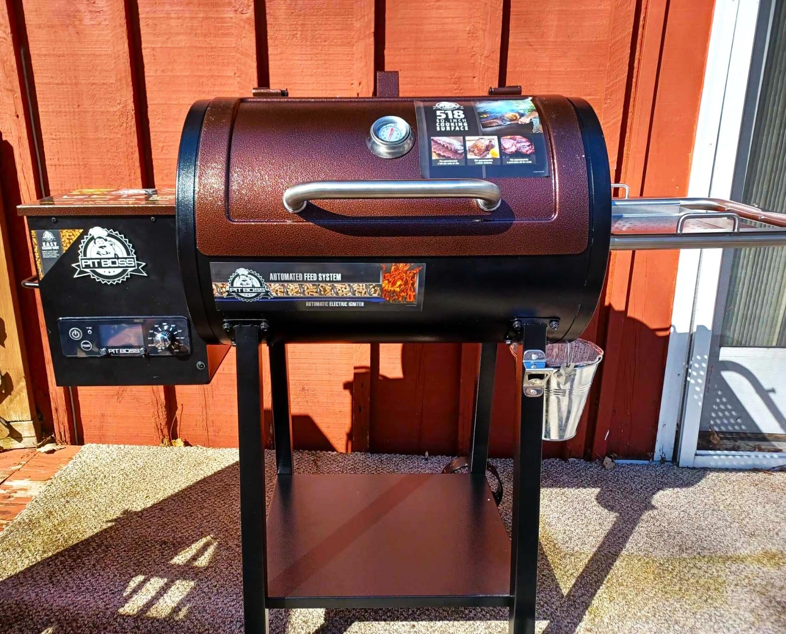 Pit Boss PB440D2 Wood Pellet Grill, 440 SERIES, Black customer photo 1