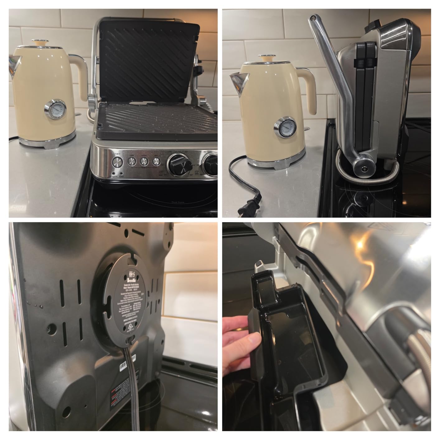 Breville BGR700BSS Sear and Press Grill, Brushed Stainless Steel with Removable Plates customer photo 1