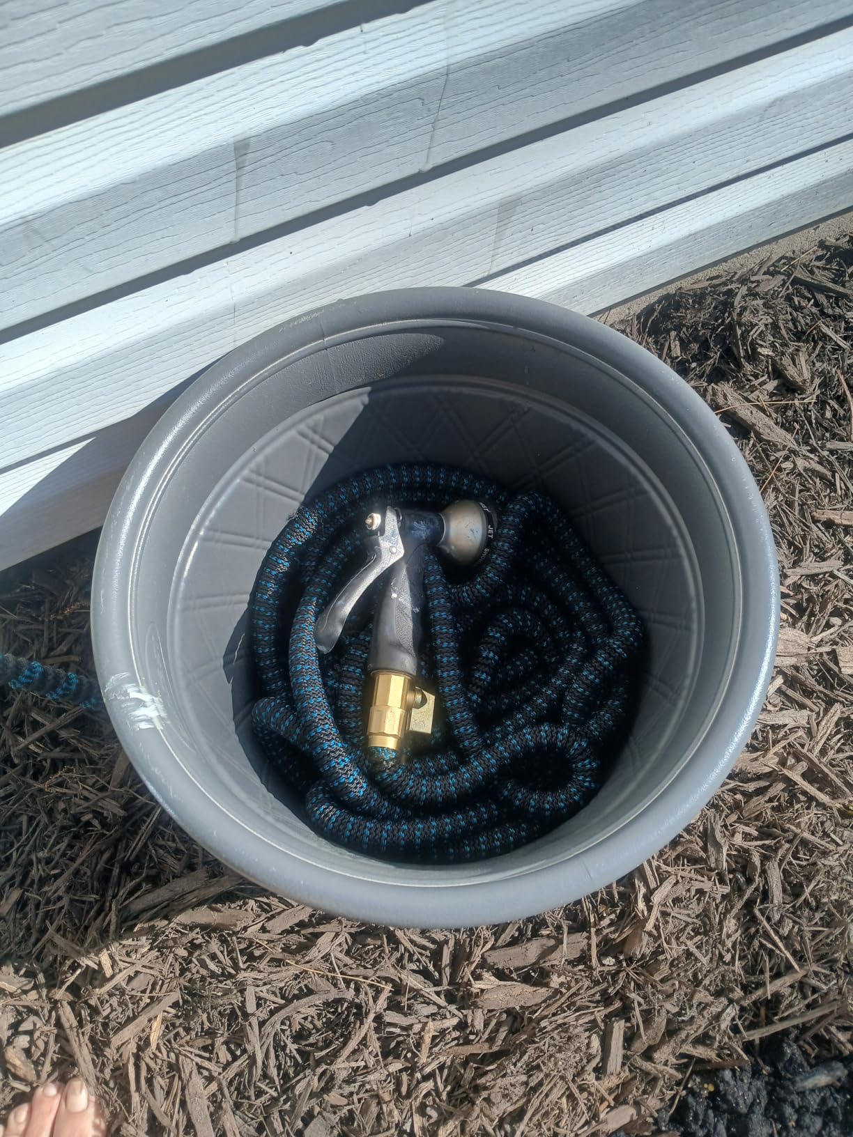 J&B XpandaHose 100ft Expandable Garden Hose - Ultra-Strong 3750D, 4-Layer Latex Core, Brass 3/4