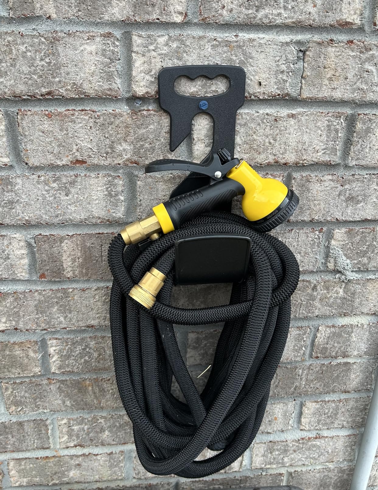 J&B XpandaHose 100ft Expandable Garden Hose - Ultra-Strong 3750D, 4-Layer Latex Core, Brass 3/4
