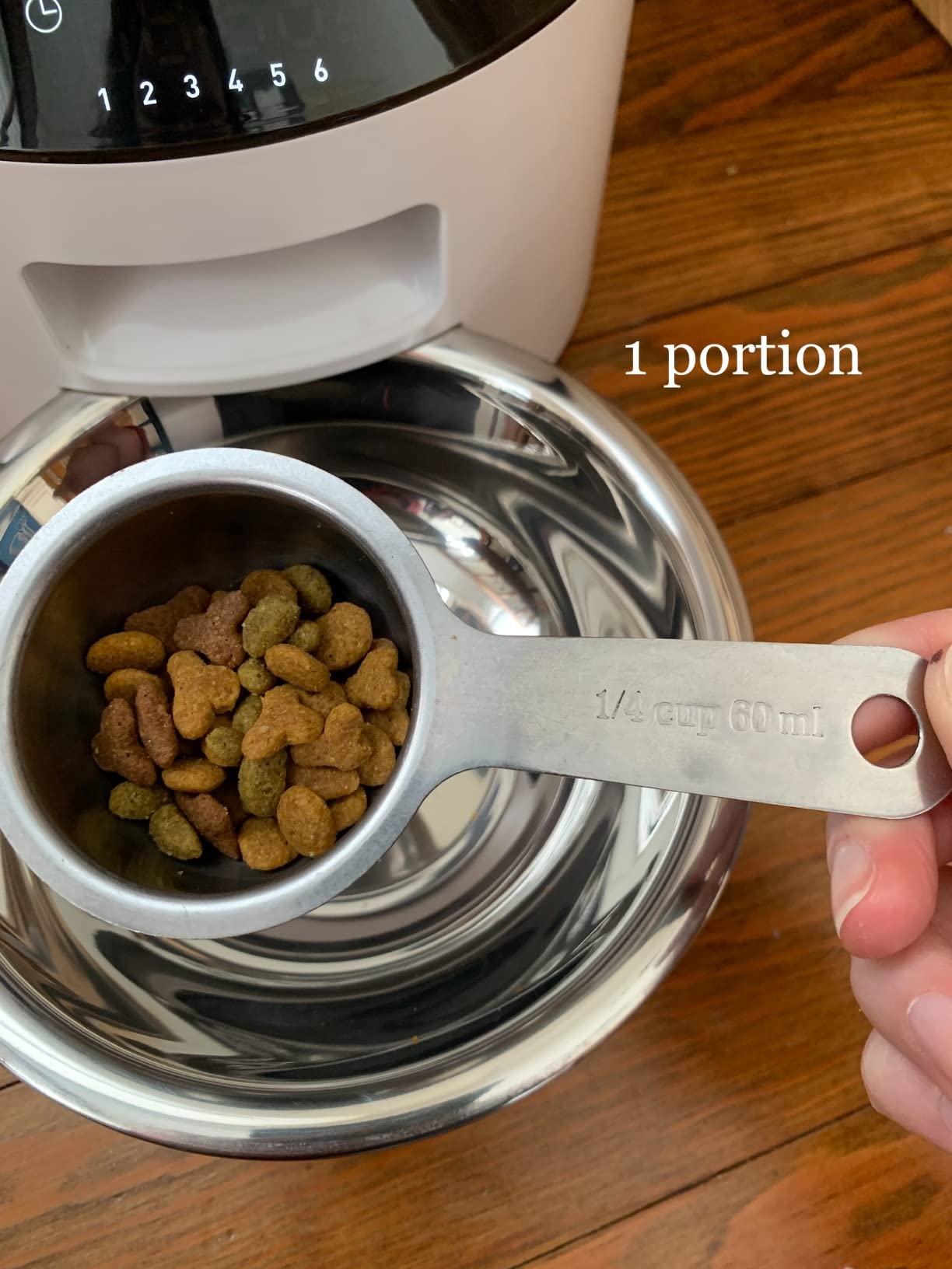 PETLIBRO Automatic Cat Feeder - 3L Programmable Pet Food Dispenser with Airtight Storage, Timed Portion Control, Voice Meal Call & Dual Power Supply, Clog-Free Healthy Feeding for Cats & Small Dogs customer photo 2