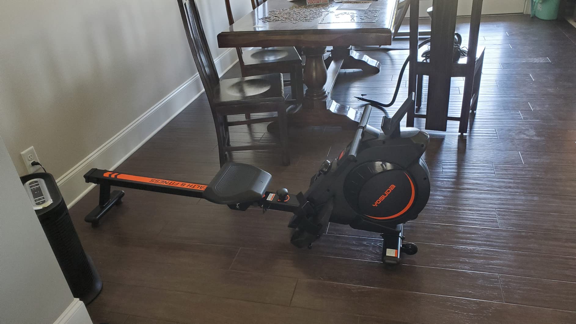 YOSUDA Magnetic Rowing Machine for Home - Rower Machine Use with Bluetooth, App Supported, Rowing Machine for Beginners to Athletes, Comfortable Seat Cushion customer photo 2