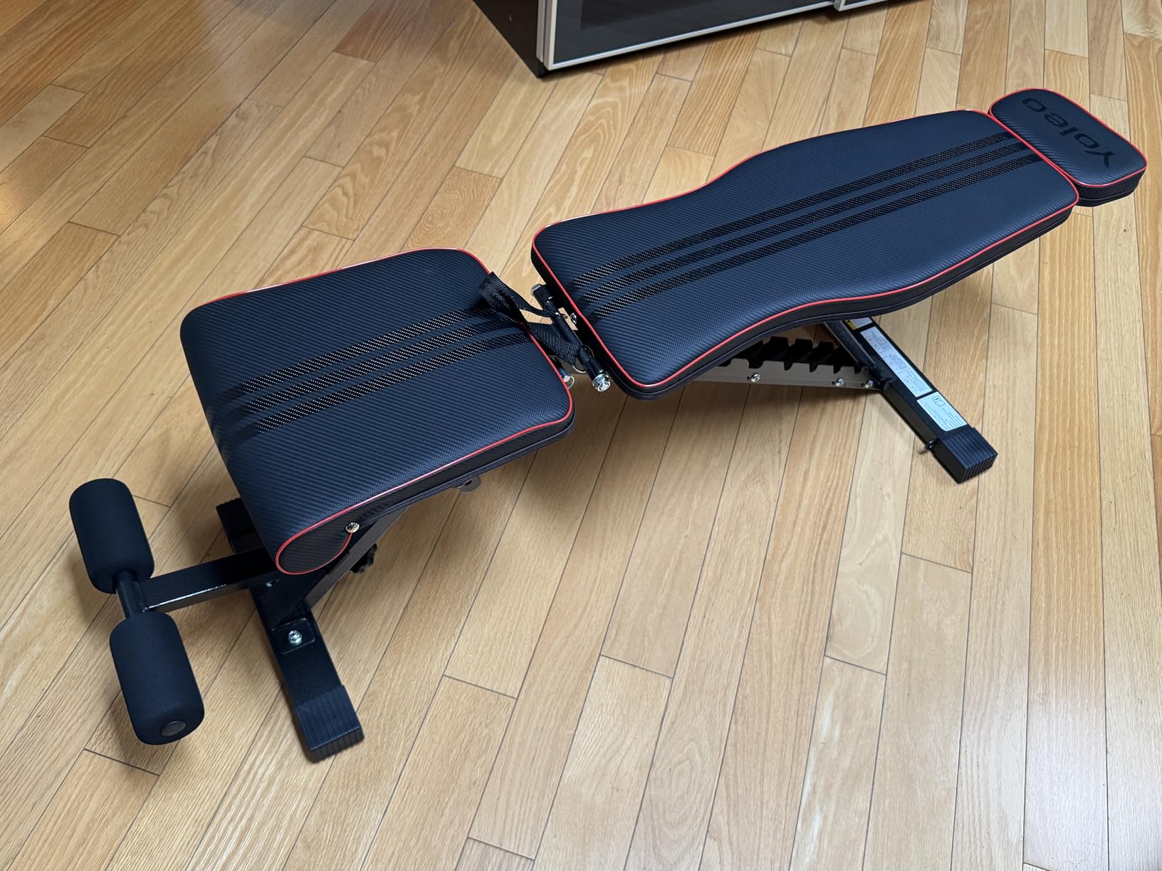 YOLEO Adjustable Weight Bench for Home Gym, ASTM-Certified 827LBS, 98% Pre-Assembled, Foldable Gym Bench with 84 Positions Incline Decline Flat, Wider Seat customer photo 1