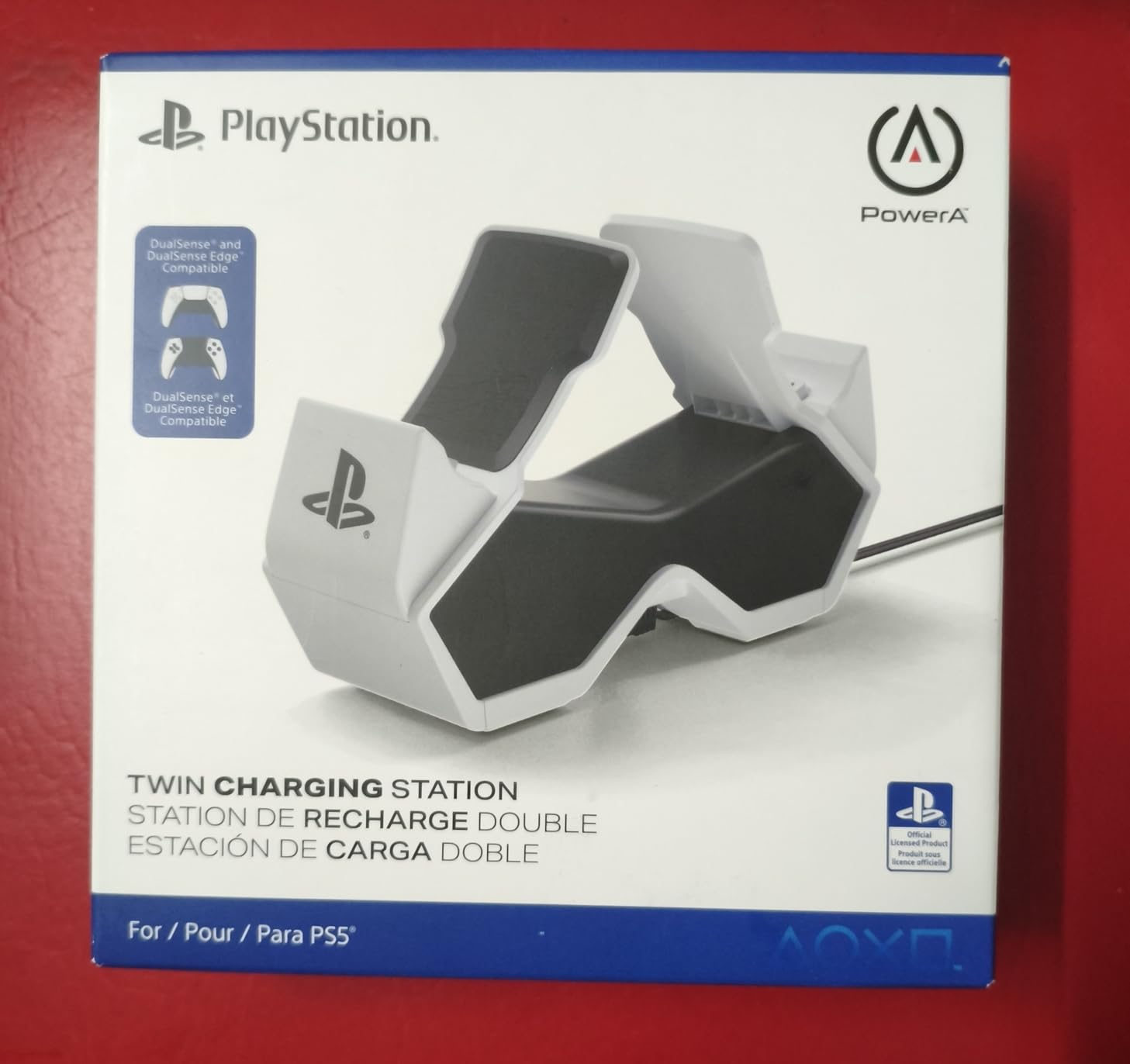 PowerA Twin Charging Station for DualSense Wireless Controllers - Officially Licensed customer photo 2