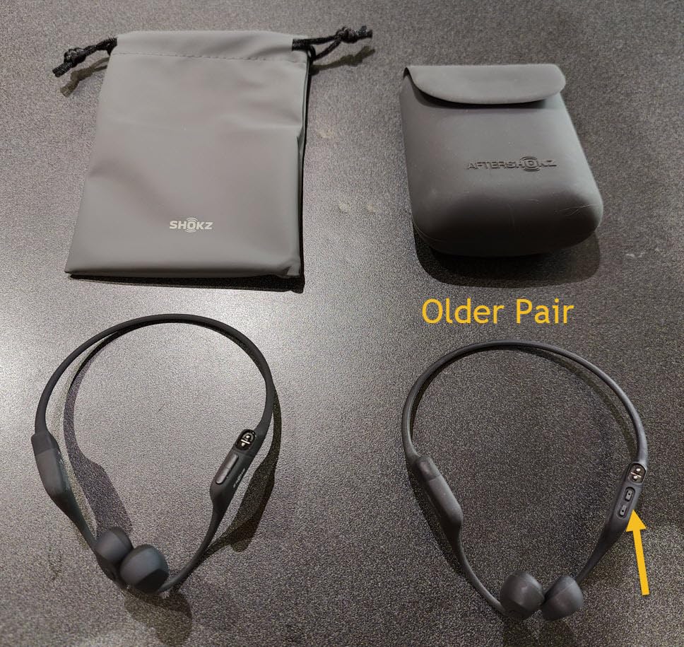 SHOKZ OpenRun Bone Conduction Open-Ear Bluetooth Sport Headphones, Running Workout Bundle with Waterproof Carrying Case & Sweat Headband, IP67 Sweat Resistant, 8H Playtime, Mic, Black customer photo 2