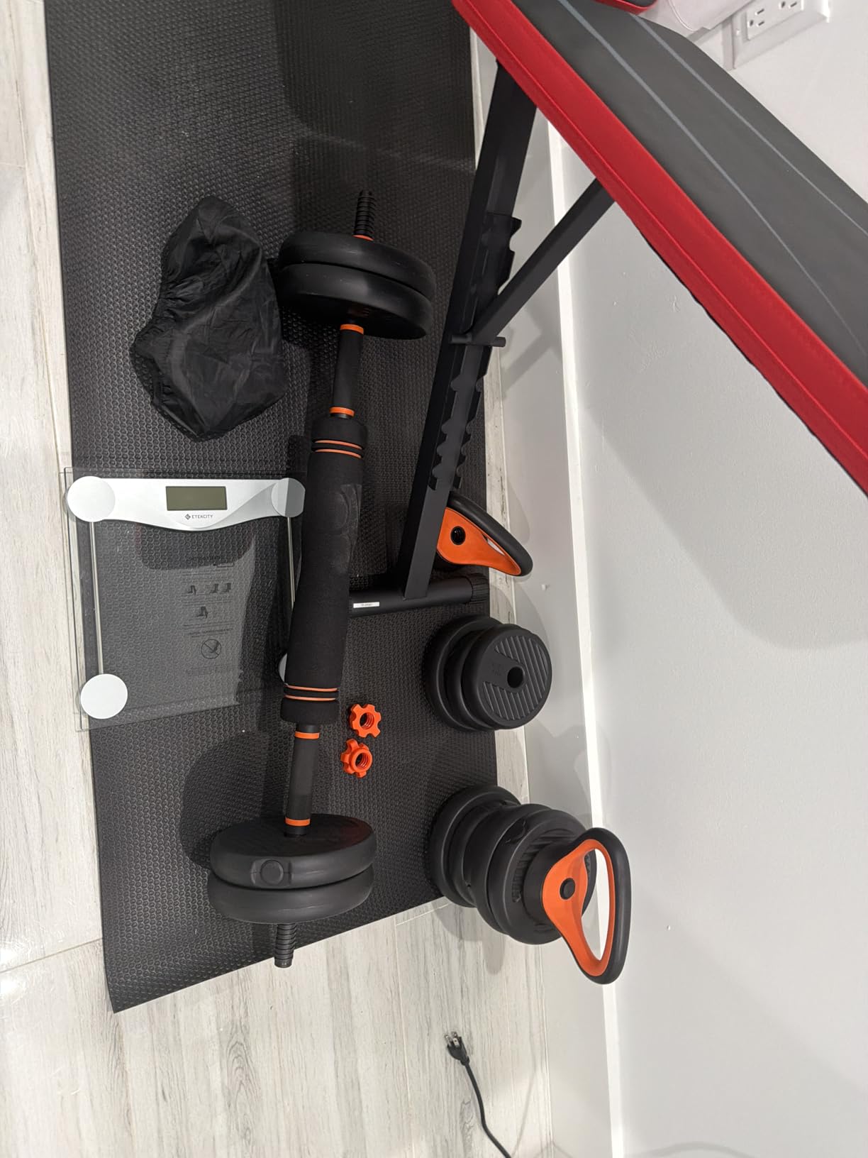 FEIERDUN DS2 Adjustable Dumbbells, 5 in 1 Dumbbells Set customer photo 1