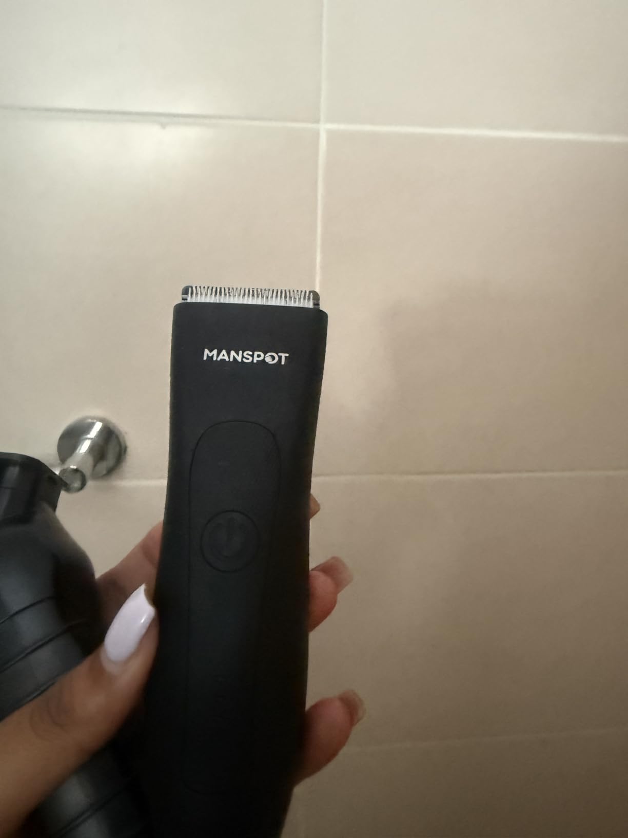 MANSPOT Manscape Groin & Body Hair Trimmer for Men, Electric Ball Pubic Trimmer Shaver,Manscape Kit with 4 Guard,Replaceable Ceramic Blade Heads,Waterproof Wet/Dry Shaver,90 Minutes Shaving customer photo 1