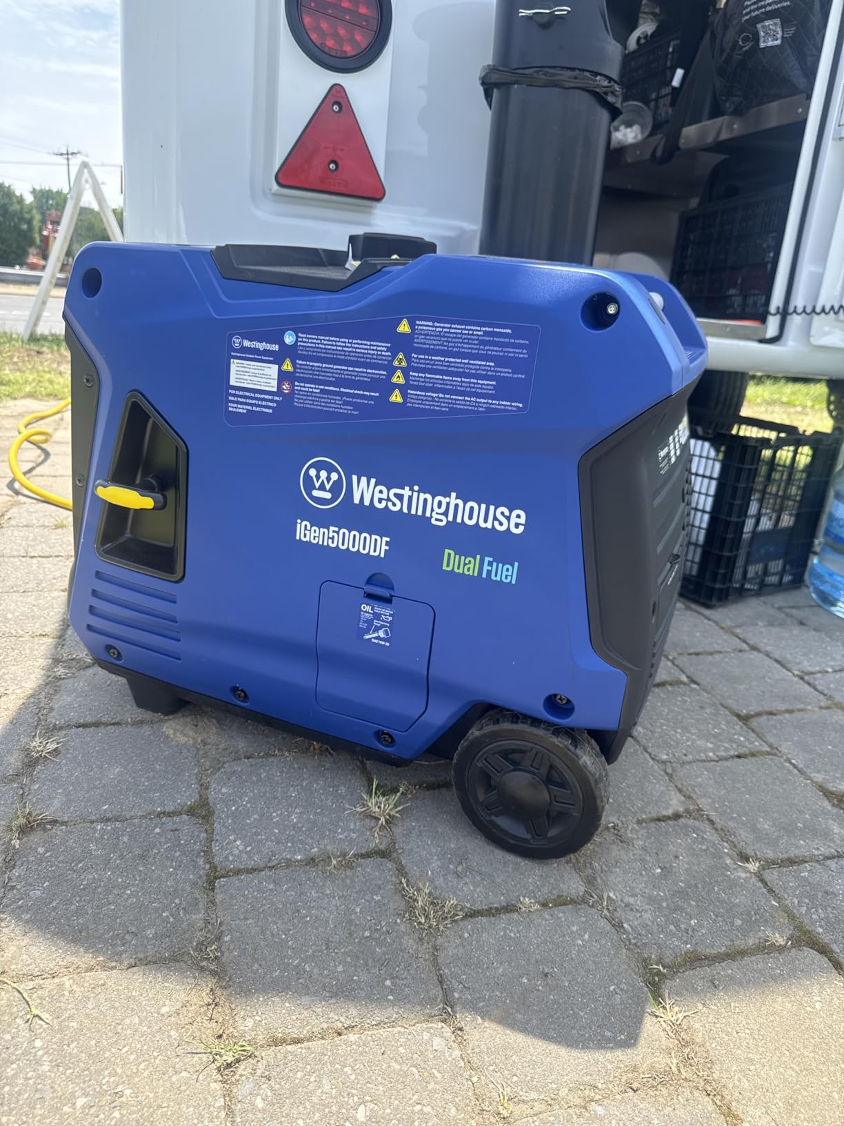 Westinghouse 5000 Peak Watt Super Quiet Dual Fuel Portable Inverter Generator, Remote Electric Start, Gas & Propane Powered, RV Ready 30A Outlet, Parallel Capable customer photo 1