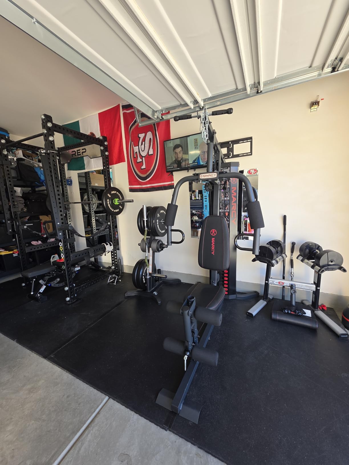 Marcy Multifunction Steel Home Gym 150lb Weight Stack Machine customer photo 2