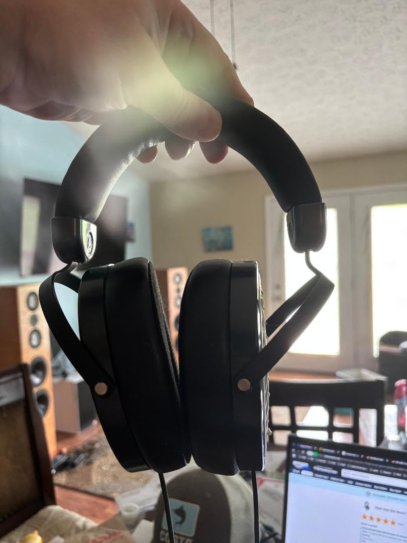 HIFIMAN Edition XS Full-Size Over-Ear Open-Back Planar Magnetic Hi-Fi Headphones with Stealth Magnets Design, Adjustable Headband, Detachable Cable for Audiophiles, Home, Studio-Black customer photo 1