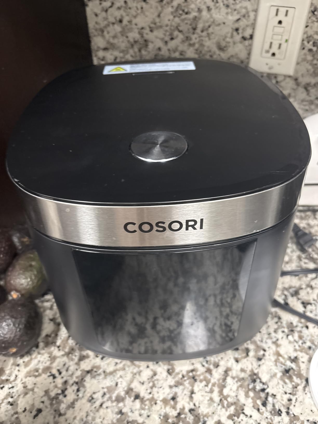 COSORI Rice Cooker 10 Cup, 24h Keep Warm, Non-stick Ceramic Inner Pot, 18 Functions Fuzzy Logic Rice Maker with Stainless Steel Steamer Basket, Sauté, Slow Cooker, Black customer photo 2