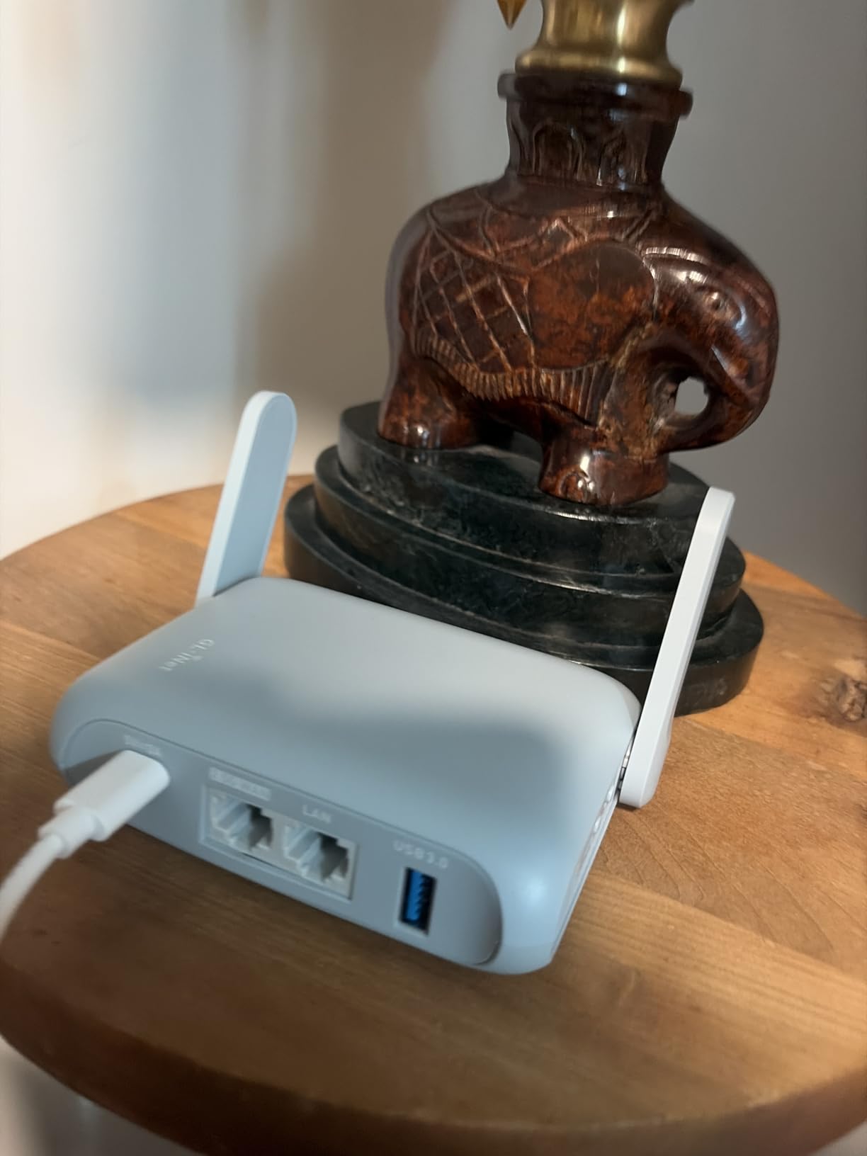 GL.iNet GL-MT3000 (Beryl AX) Portable Travel Router, Pocket Wi-Fi 6 Wireless 2.5G Router, Portable VPN Routers WiFi for Travel, Public Computer Routers, Business, Moblie/RV/Cruise/Plane customer photo 1