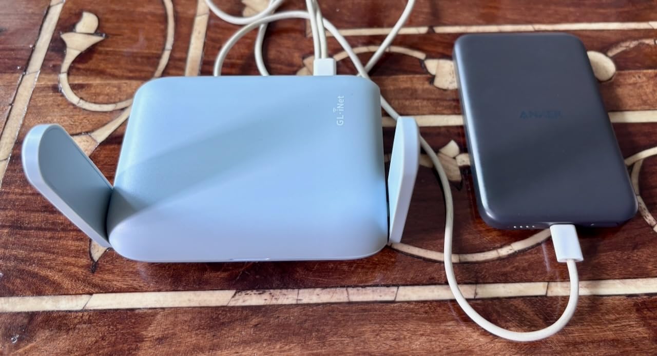 GL.iNet GL-MT3000 (Beryl AX) Portable Travel Router, Pocket Wi-Fi 6 Wireless 2.5G Router, Portable VPN Routers WiFi for Travel, Public Computer Routers, Business, Moblie/RV/Cruise/Plane customer photo 2