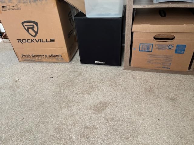 Rockville Rock Shaker 6.5 Black 200W Peak/100W RMS Powered Home Theater Subwoofer customer photo 1