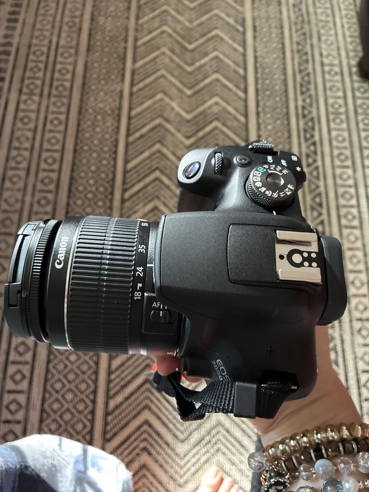 Canon EOS 2000D / Rebel T7 DSLR Camera w/EF-S 18-55mm f/3.5-5.6 Lens 3 Lens Kit: 128GB Memory + Wide Angle + Telephoto + Flash (Renewed) customer photo 2