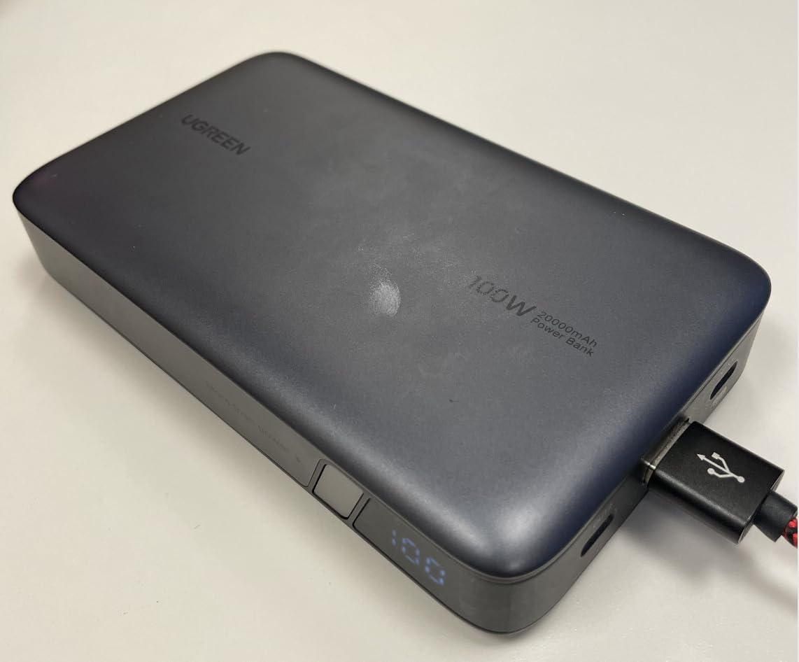 UGREEN 20000mAh 100W Power Bank, Nexode Portable Charger USB C 3-Port PD Fast Charging Battery Pack Digital Display customer photo 1