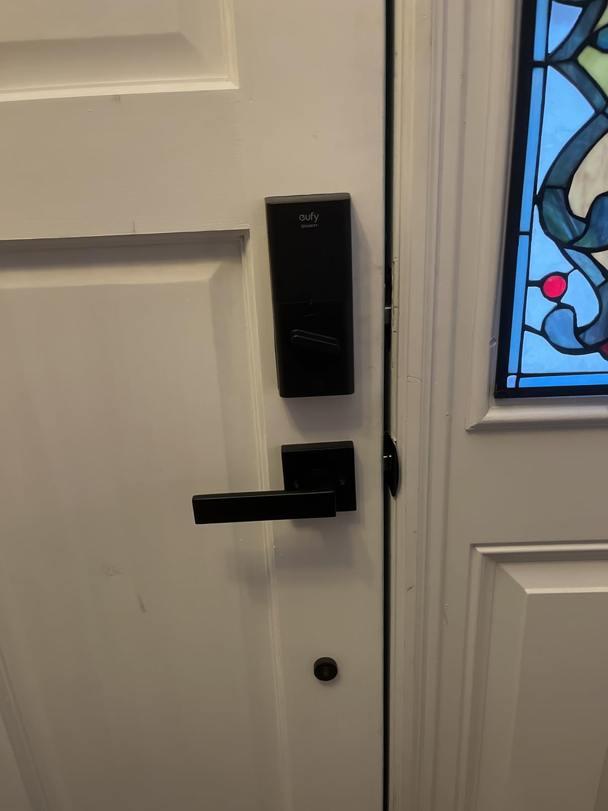 eufy Security Smart Lock C210, Keyless Entry Door Lock for Front Door, Built-in WiFi Deadbolt, No Bridge Required, Easy Installation, Touchscreen Keypad, App Remote Control, 4 AA Batteries, Nickel customer photo 2