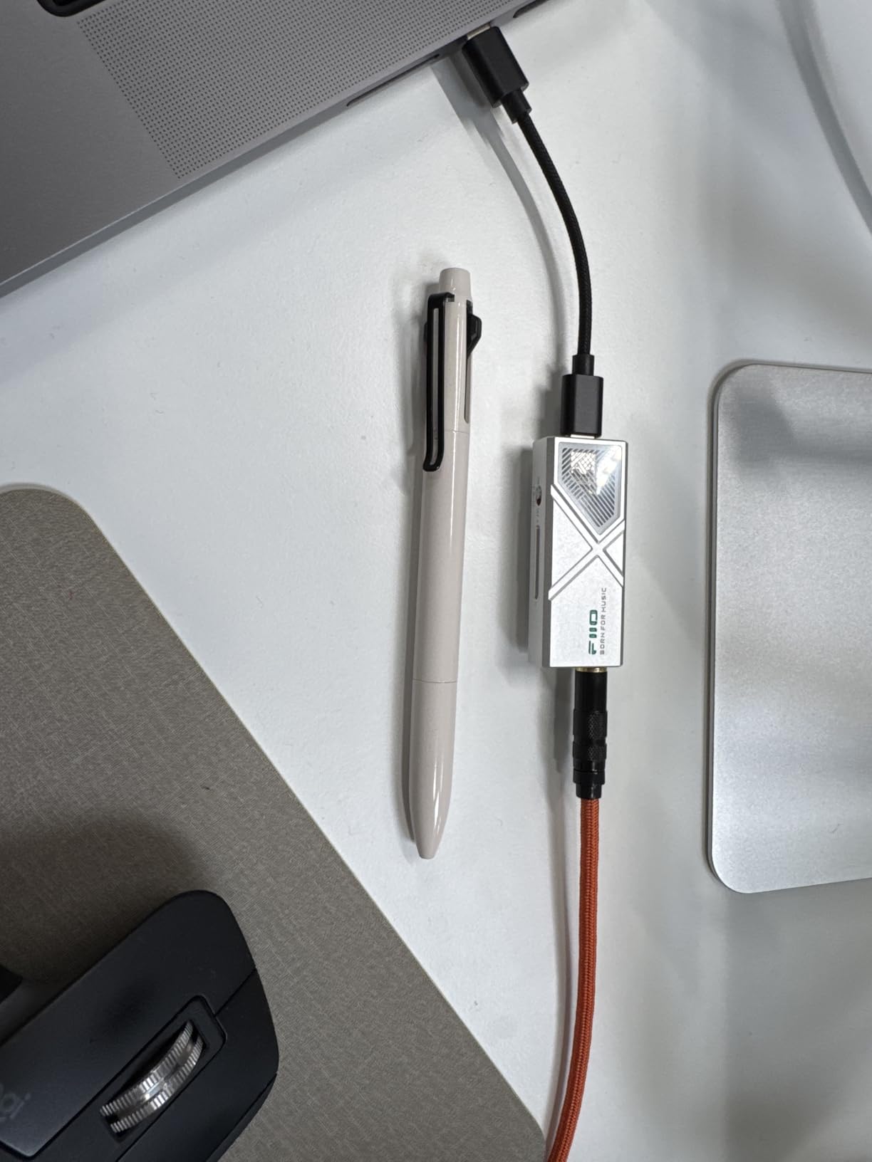FiiO/JadeAudio KA13 Portable DAC Dongle, USB-C Adapter, 3.5mm and 4.4mm Outputs Compatible with Android/iOS System/PC/Music Players, PCM 384kHz/32bit | DSD256 550mW high Power (Silver) customer photo 1
