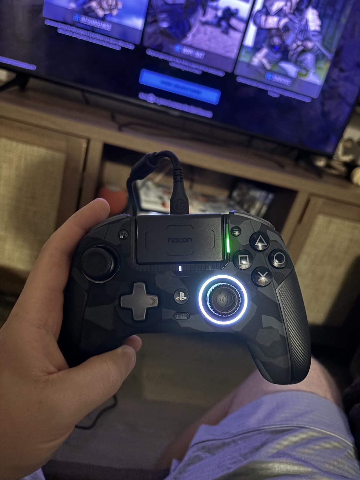 NACON Revolution 5 Pro Officially Licensed PlayStation Wireless Gaming Controller for PS5/PS4/PC - Hall Effect, Trigger Stops, Mappable Buttons, Bluetooth Audio - Triple Black customer photo 2