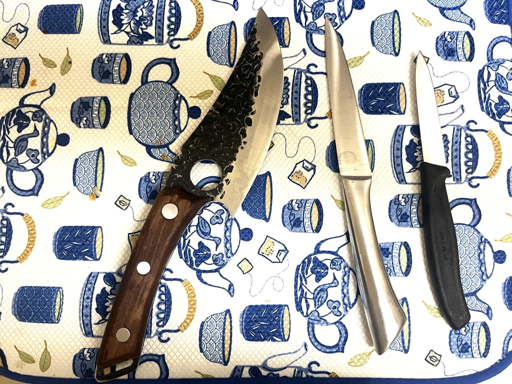 Matsato Chef Knife - Perfect Kitchen Knife for Cooking, Chopping. Japanese Steel Knife for Home, BBQ. For Balance & Control, 6.3 Inch customer photo 1