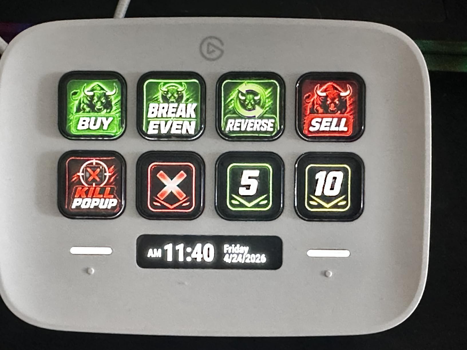 Elgato Stream Deck Neo - 8 Customizable Keys, 2 Touch Points, Speed Through Tasks & Workflows - Control Word, Excel, PowerPoint, Teams, Zoom, Spotify and More, Drag-'n-Drop Setup - Works with Mac & PC customer photo 2