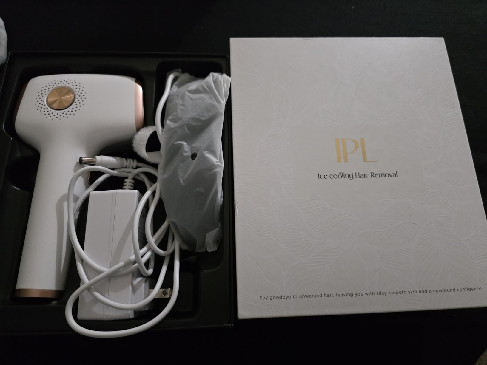 INNZA IPL Hair Removal with Ice Cooling Care Function for Women, Long-Lasting Results, 999,999 Flashes Painless Hair Removal, Hair Removal Device for Armpits Legs Arms Bikini Line customer photo 2