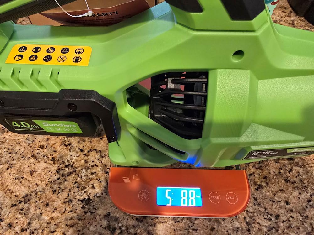 Leaf Blower Cordless with 2 x 3.0Ah Battery and Charger, 680CFM 260MPH Electric Blower with 2 Speeds, 20V Handheld Leaf Cleaner for Lawn Care, Blowing Leaves, Dust, Snow customer photo 1