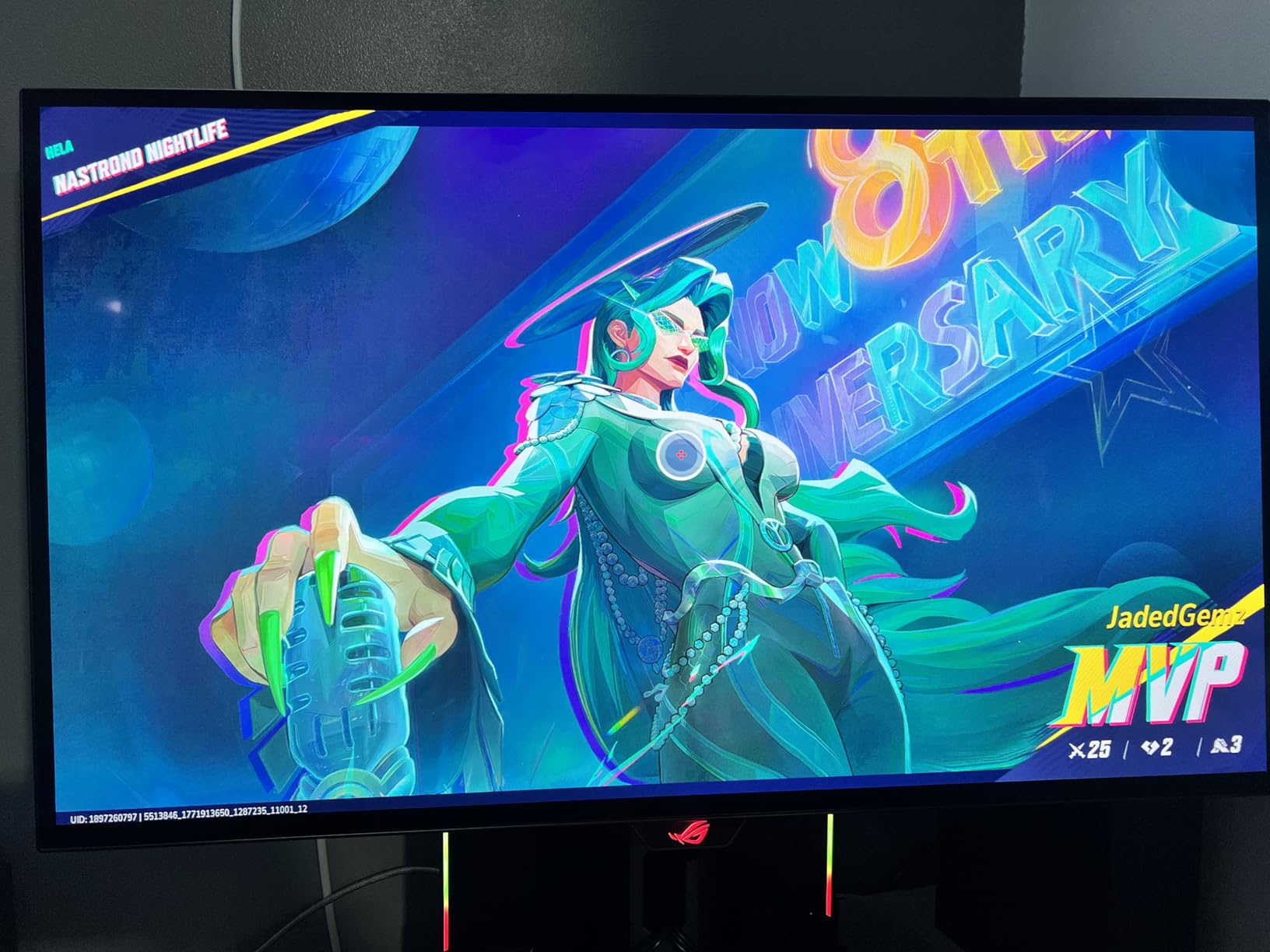 ASUS ROG Strix 27 inch 1440P OLED Gaming Monitor XG27AQDMG - QHD, Glossy OLED, 240Hz, 0.03ms, Custom Heatsink, G-SYNC Compatible customer photo 1