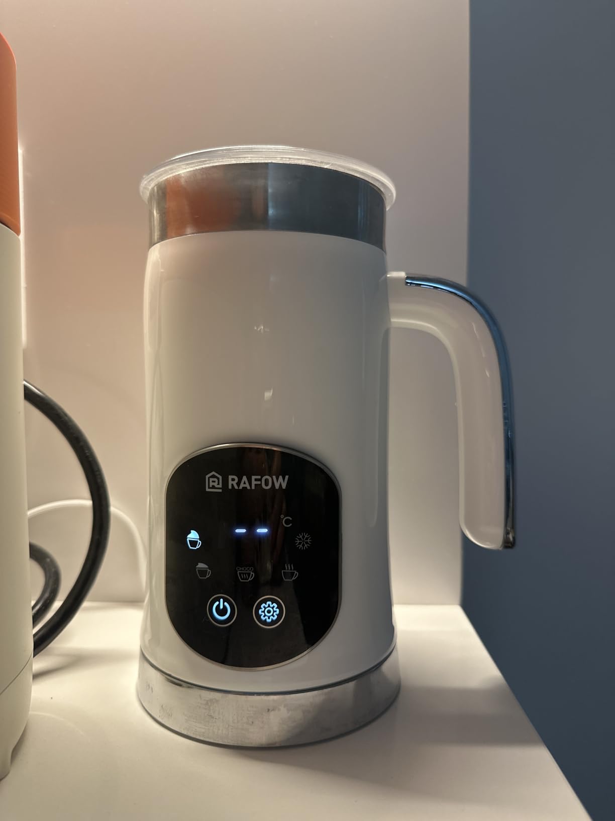 4 In 1 Electric Milk Frother Steamer - Hot and Cold Coffee Foam Froth Maker 350ml/12oz, Automatic Milk Warmer Foamer for Latte, Cappuccinos, Macchiato, Chocolate customer photo 2