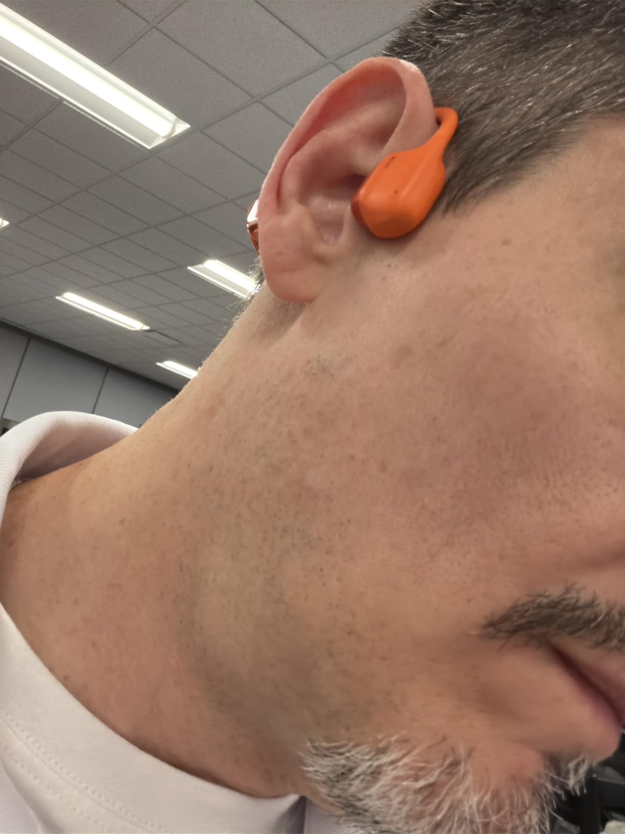 SHOKZ New OpenRun Pro 2 - Bone Conduction Headphones, Open-Ear Bluetooth Wireless Sport Earphones for Running, Workouts - Sweat Resistant, Secure Comfortable Fit - Deep Bass, Smart Mic, Reflective Strip customer photo 1
