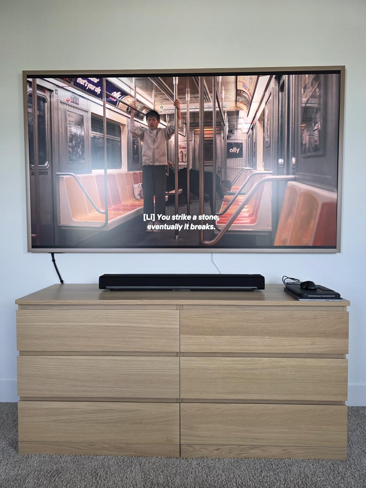 Hisense 65-Inch Class QLED 4K S7N CanvasTV™ Series Dolby Vision HDR Google Smart TV (65S7N) - 144Hz, Art Mode, Anti-Glare Panel, Hi-Matte Display, Frame & UltraSlim Wall Mount Included customer photo 2