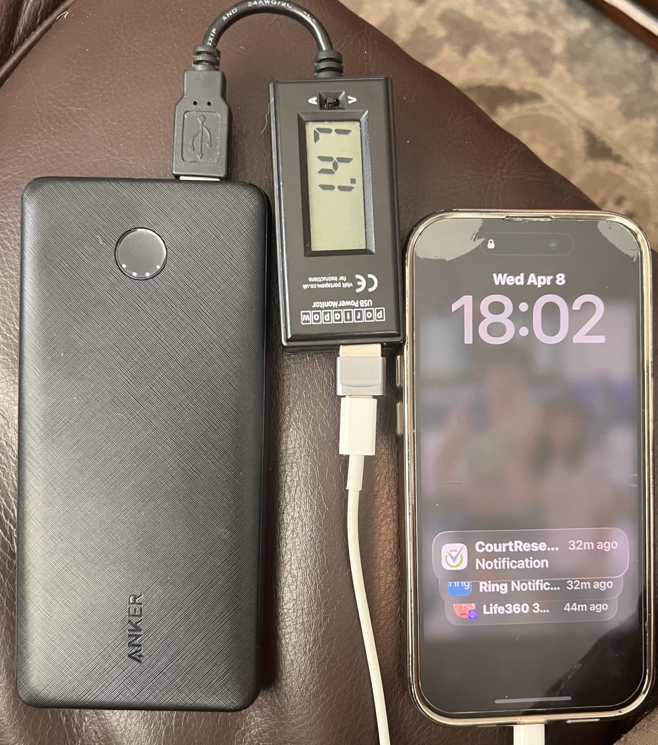 Anker Power Bank(PowerCore 10K), Compact Travel-Ready 10,000mAh Battery Pack with PowerIQ Charging Technology, 5V/3A High-Speed Charging for iPhone, iPad,and More customer photo 1