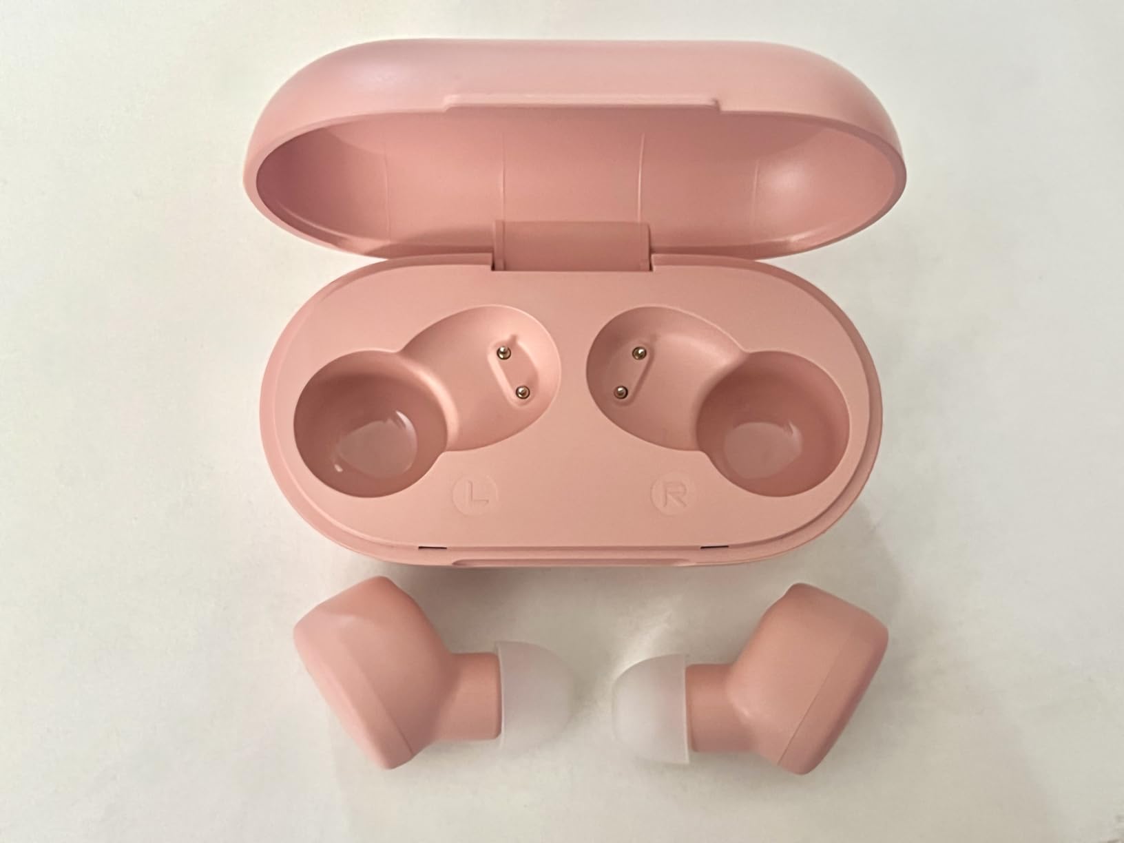 MOZOTER S8 Mini Wireless Earbuds Bluetooth 5.3 in Ear Light-Weight Headphones,60Hrs Playtime Ear Buds with Charging Case,Bluetooth Headsets,Premium Sound with Deep Bass for Sport-Pink customer photo 1