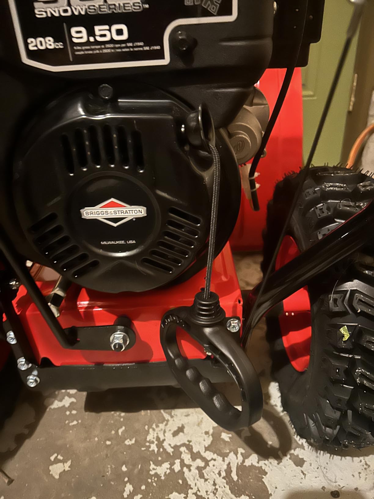 PowerSmart Gas Snow Blower, 24-Inch Self-Propelled 208cc B&S Engine, 120V Electric Start, 13-Inch Snow Tires, Handle Warmer, 2-Stage Snow Blowers with LED Lights customer photo 2