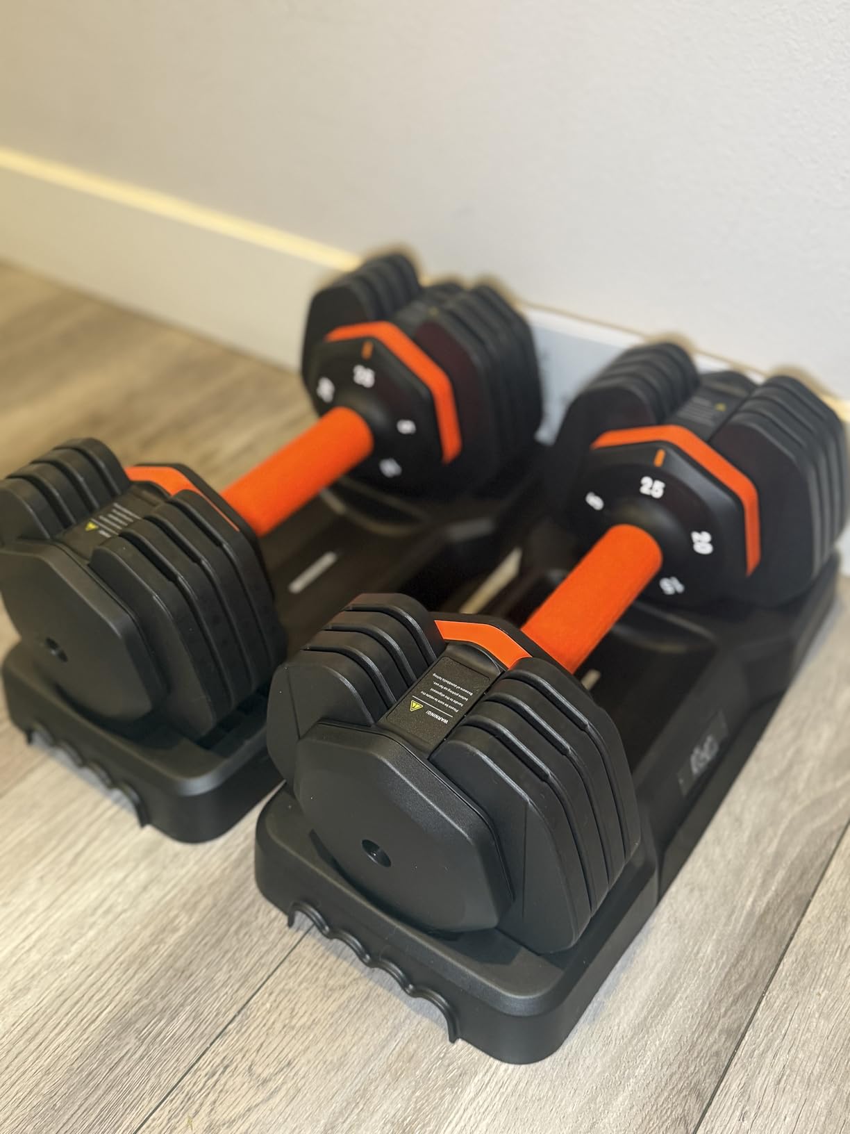 2026 FDB2 Updated Adjustable Dumbbell Set of 2, 110lbs/50lbs Weights with Storage Box customer photo 1