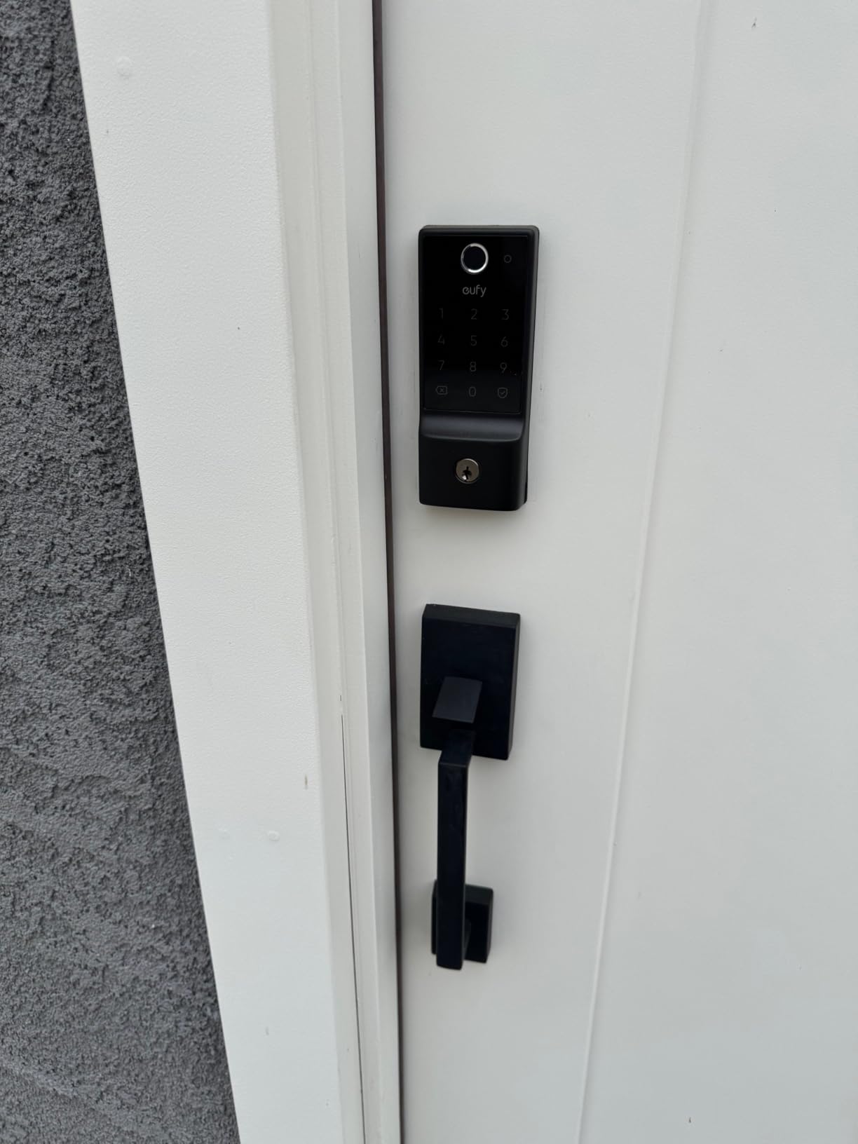 eufy Security Smart Lock E31, Fingerprint Keyless Entry Door Lock for Front Door, Built-in WiFi Deadbolt, App Control, Supports Matter, Apple Home, Alexa, Google, 10000mAh Battery, Auto Lock customer photo 2