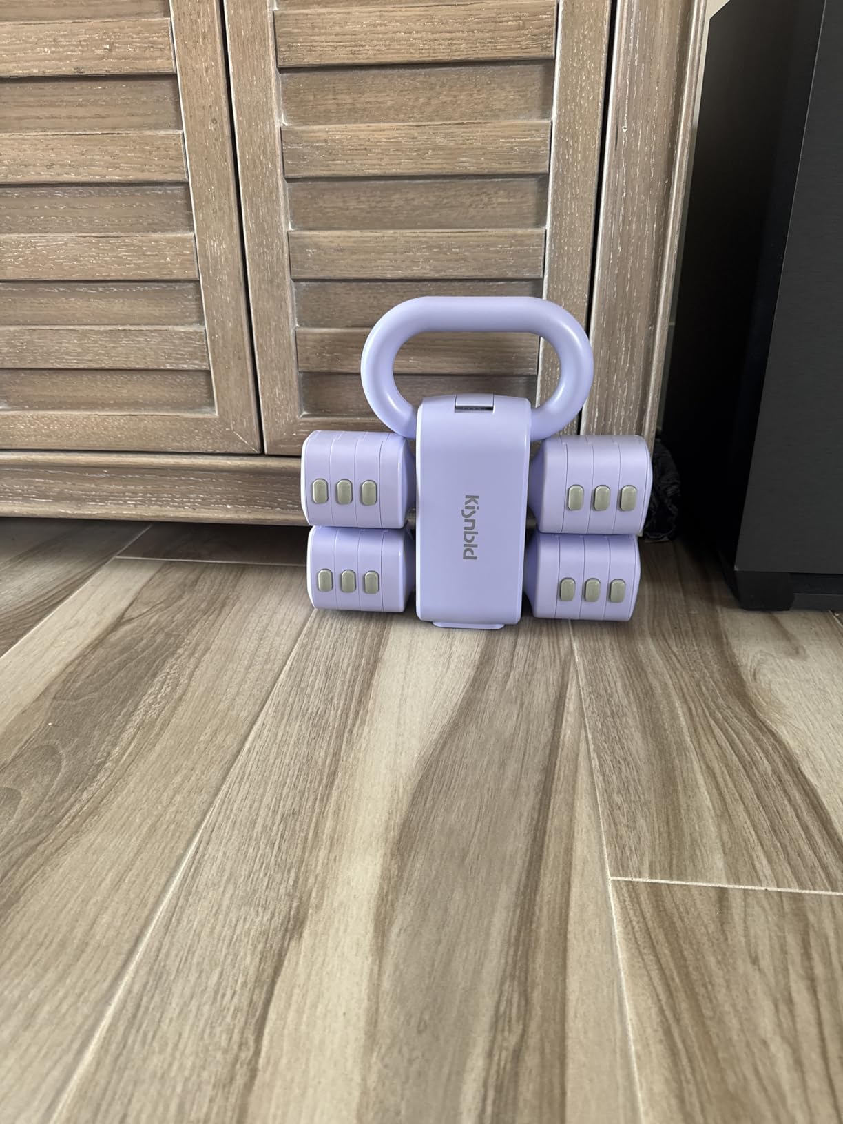 Kisnbld Adjustable Dumbbell Set of 2, 4 in 1 Free Weights Dumbbells Set for Women customer photo 2